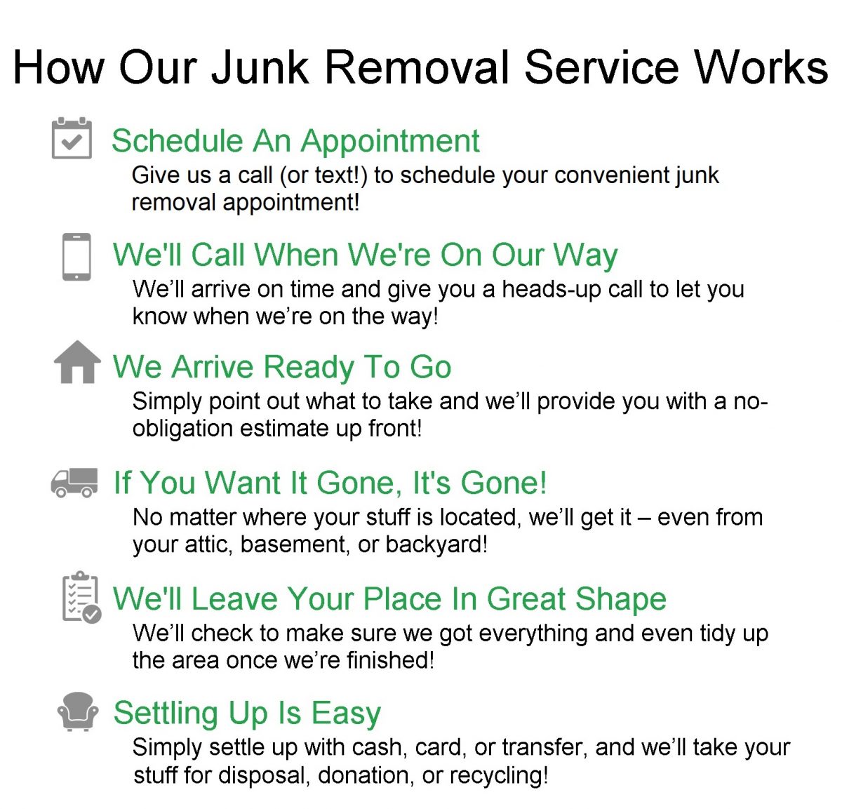 How Our Junk Removal Service Worksc